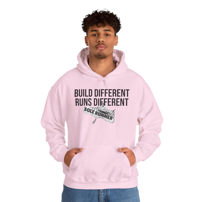 Built Different. Runs Different: Unisex Heavy Blend™ Hooded Sweatshirt