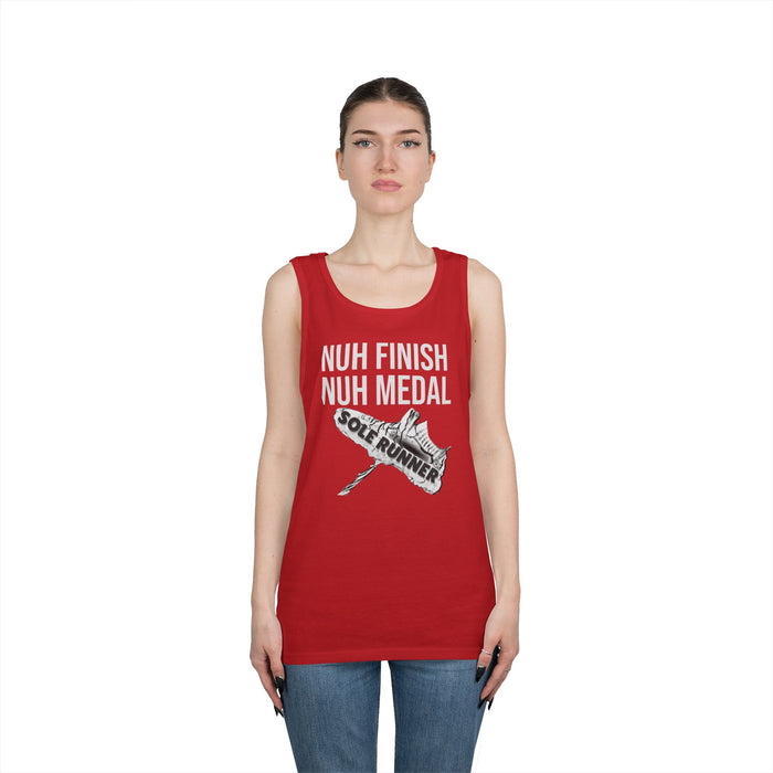 Nuh Finish Nuh Medal: Unisex Heavy Cotton Tank Top