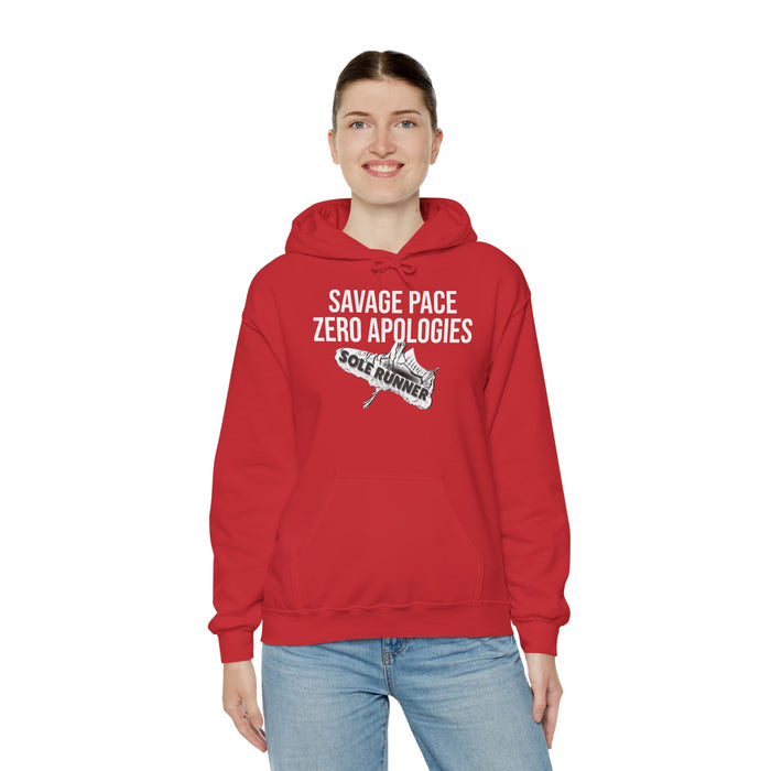 Savage Pace Zero Apologies: Unisex Heavy Blend™ Hooded Sweatshirt