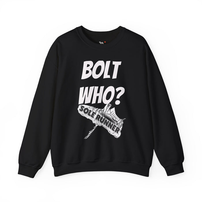 Bolt Who?: Unisex Heavy Blend™ Crewneck Sweatshirt