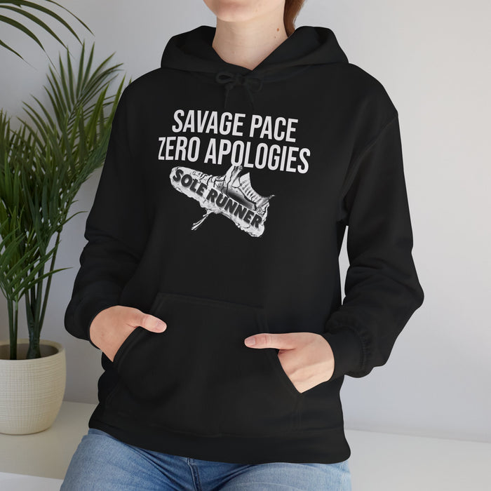 Savage Pace Zero Apologies: Unisex Heavy Blend™ Hooded Sweatshirt