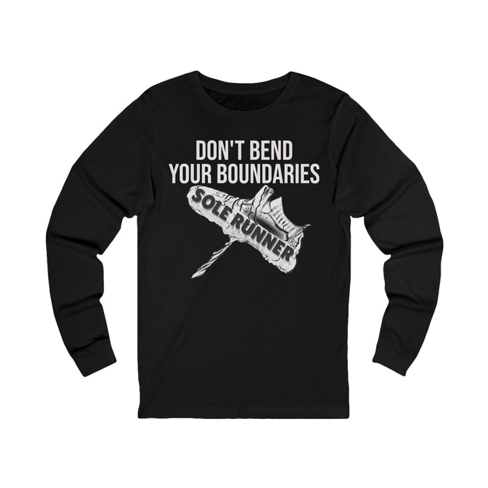 Don't Bend Your Boundaries: Unisex Jersey Long Sleeve Tee