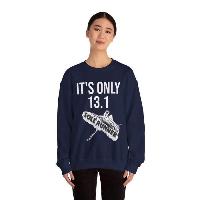 It's Only 13.1: Unisex Heavy Blend™ Crewneck Sweatshirt