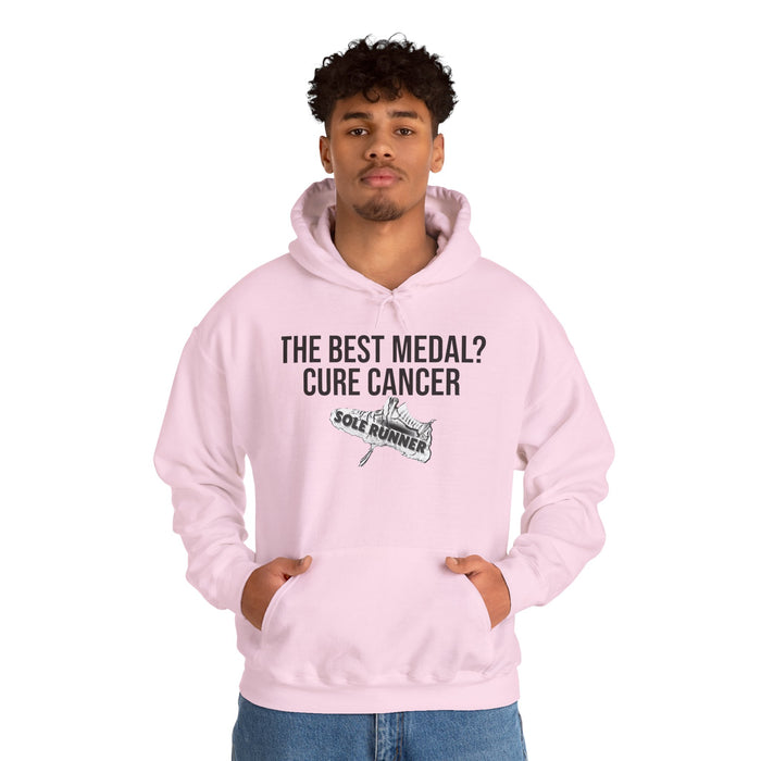 The Best Medal? Cure Cancer: Unisex Heavy Blend™ Hooded Sweatshirt
