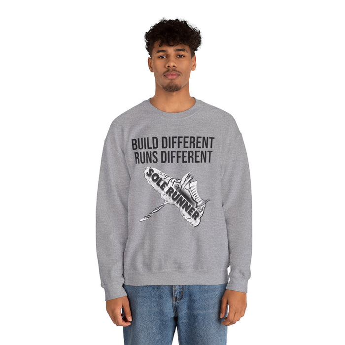 Built Different. Runs Different: Unisex Heavy Blend™ Crewneck Sweatshirt