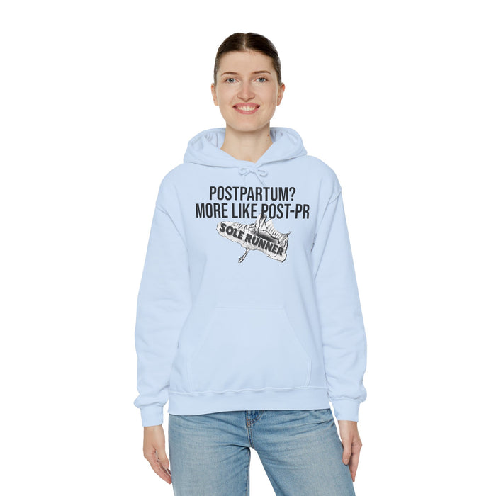 Postpartum? More Like Post-PR: Unisex Heavy Blend™ Hooded Sweatshirt