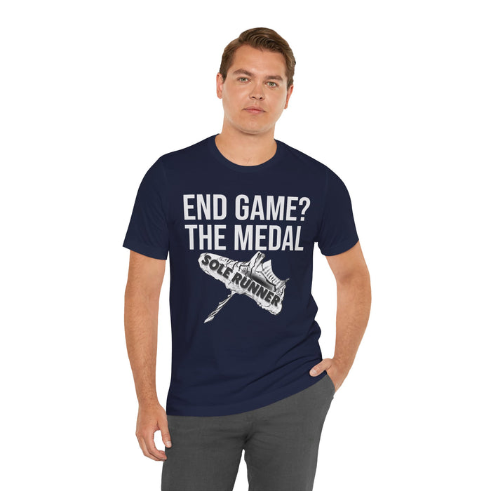 End Game? The Medal: Unisex Jersey Short Sleeve Tee