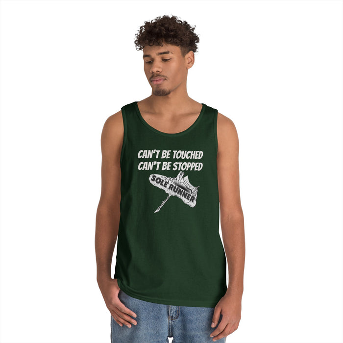 Can't Be Touched Can't Be Stopped: Unisex Heavy Cotton Tank Top