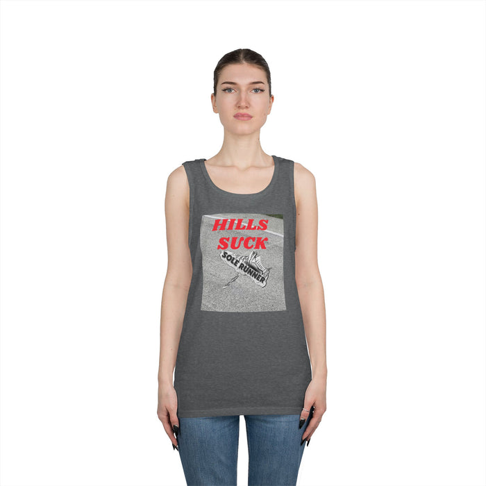 Hills Suck: Unisex Heavy Cotton Tank Top