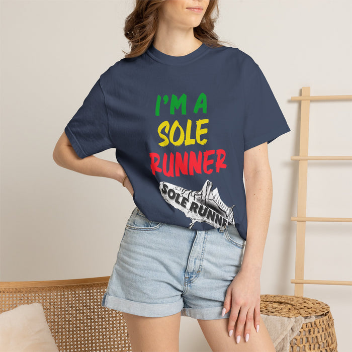 I'm A Sole Runner®-Rasta Colors: Unisex Garment-Dyed T-shirt