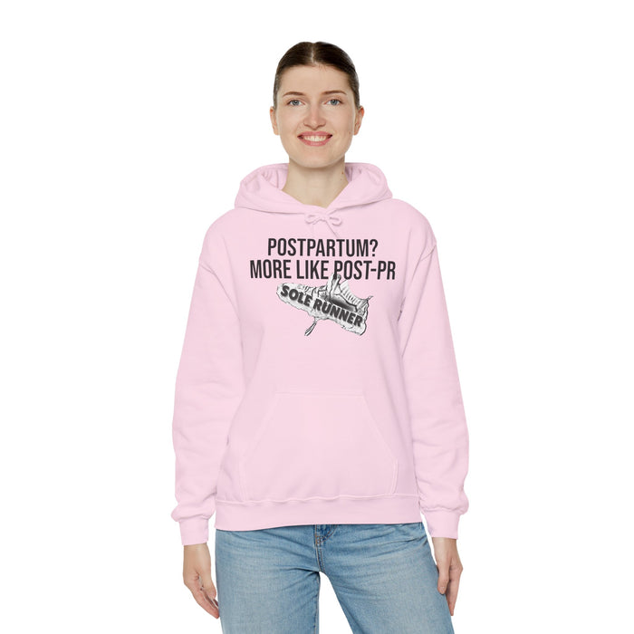 Postpartum? More Like Post-PR: Unisex Heavy Blend™ Hooded Sweatshirt