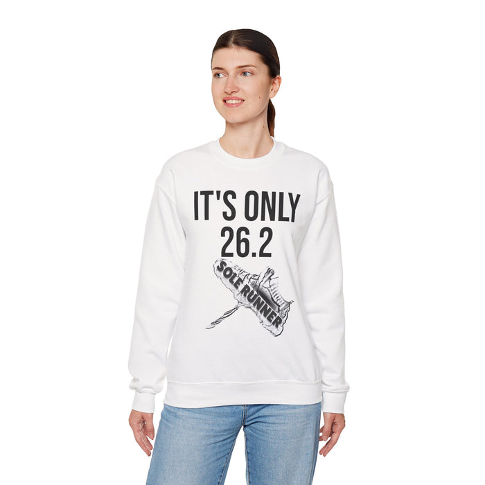 It's Only 26.2: Unisex Heavy Blend™ Crewneck Sweatshirt