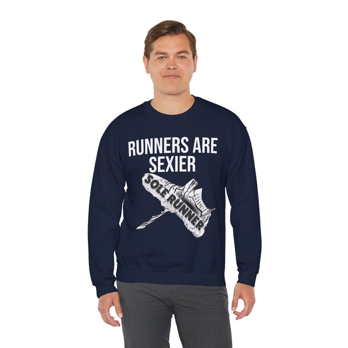 Runners Are Sexier: Unisex Heavy Blend™ Crewneck Sweatshirt