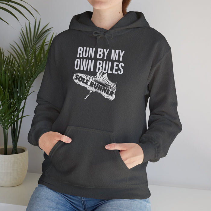 Run By My Own Rules: Unisex Heavy Blend™ Hooded Sweatshirt