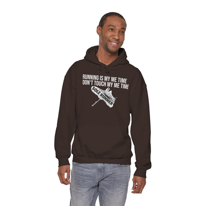Running Is My Me Time. Don't Touch My Me Time: Unisex Heavy Blend™ Hooded Sweatshirt