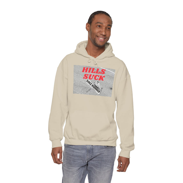 Hills Suck: Unisex Heavy Blend™ Hooded Sweatshirt