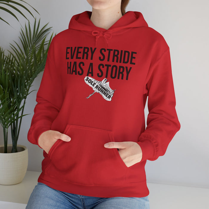 Every Stride Has A Story: Unisex Heavy Blend™ Hooded Sweatshirt