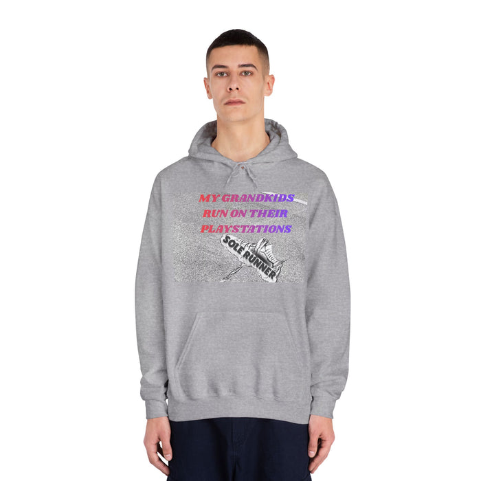 My Grandkids Run On Their Playstations: Unisex DryBlend® Hooded Sweatshirt