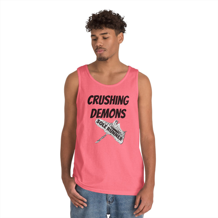Crushing Demons: Unisex Heavy Cotton Tank Top