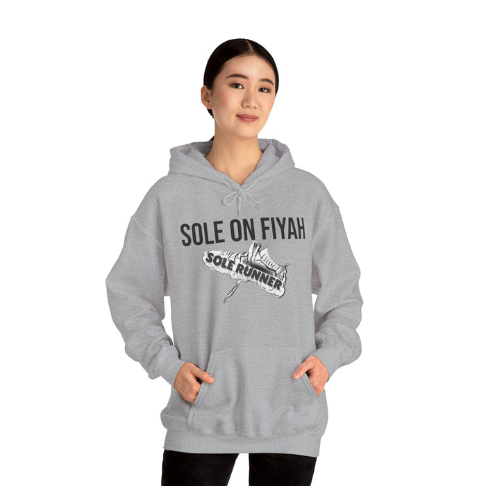 Sole On Fiyah: Unisex Heavy Blend™ Hooded Sweatshirt