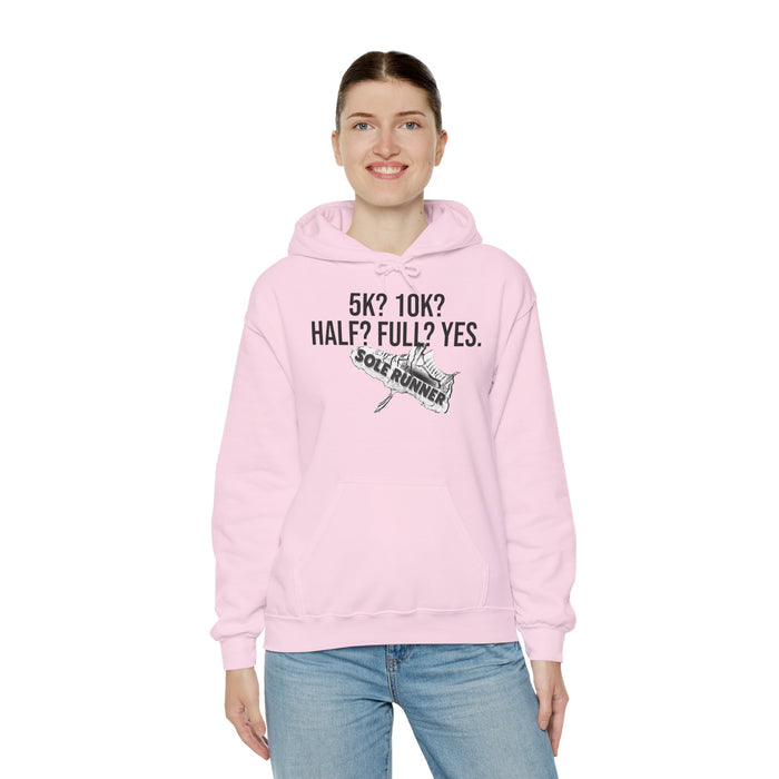 5k? 10K? Half? Full? Yes: Unisex Heavy Blend™ Hooded Sweatshirt