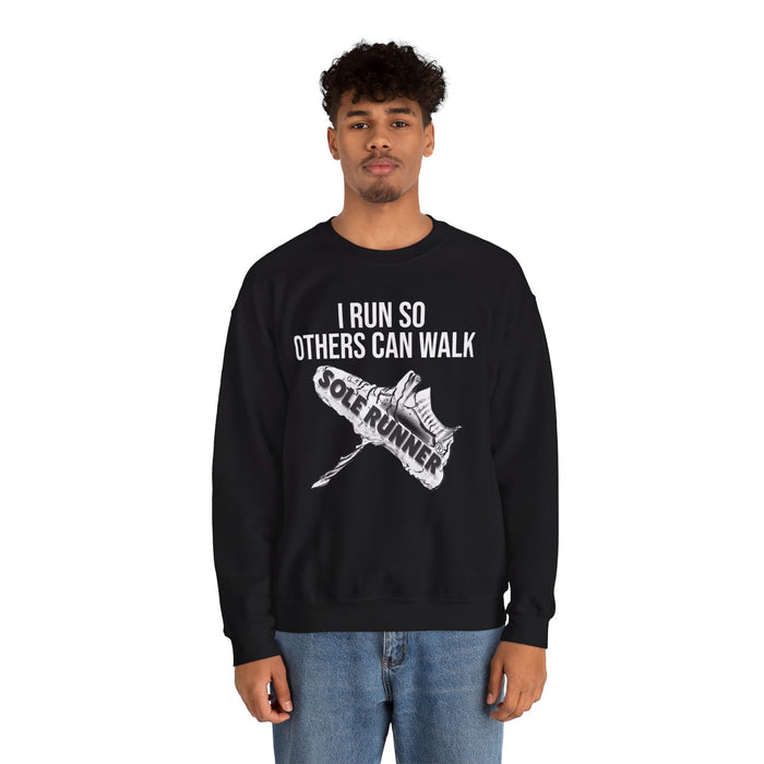 I Run So Others Can Walk: Unisex Heavy Blend™ Crewneck Sweatshirt
