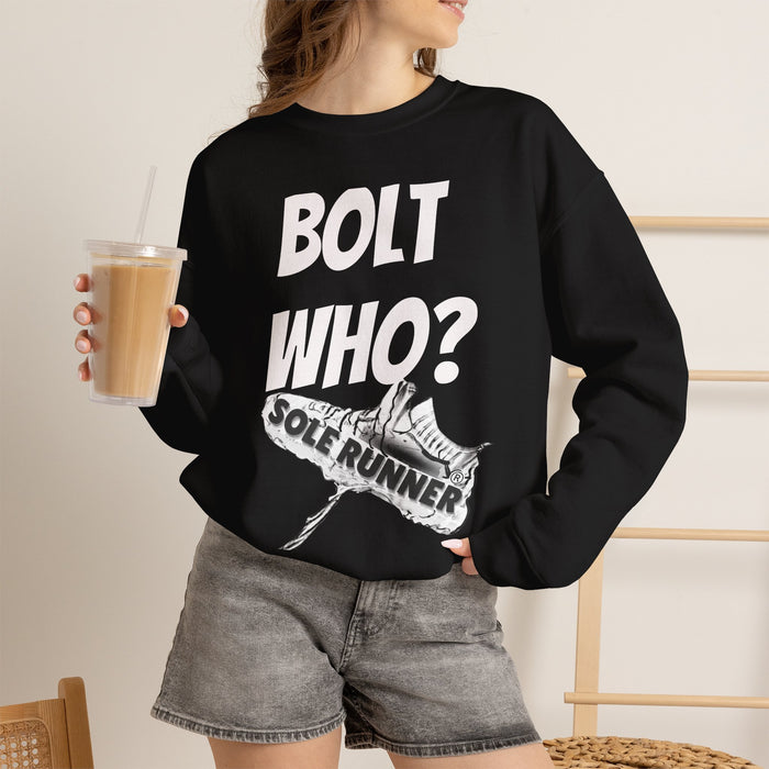 Bolt Who?: Unisex Heavy Blend™ Crewneck Sweatshirt