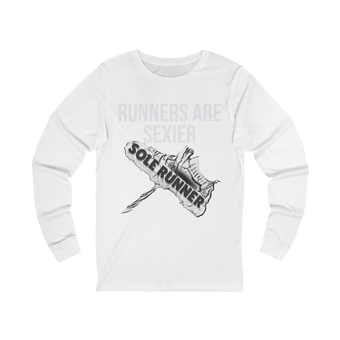 Runners Are Sexier-Sole Runner®: Unisex Jersey Long Sleeve Tee