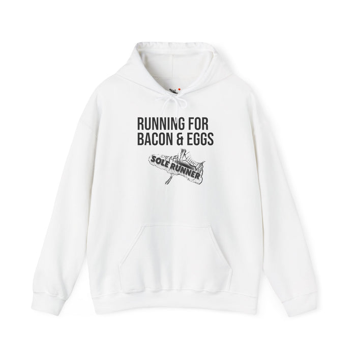 Running For Bacon & Eggs: Unisex Heavy Blend™ Hooded Sweatshirt