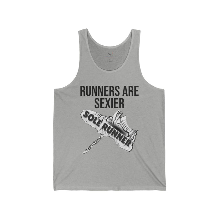Runners Are Sexier-Sole Runner®: Unisex Jersey Tank