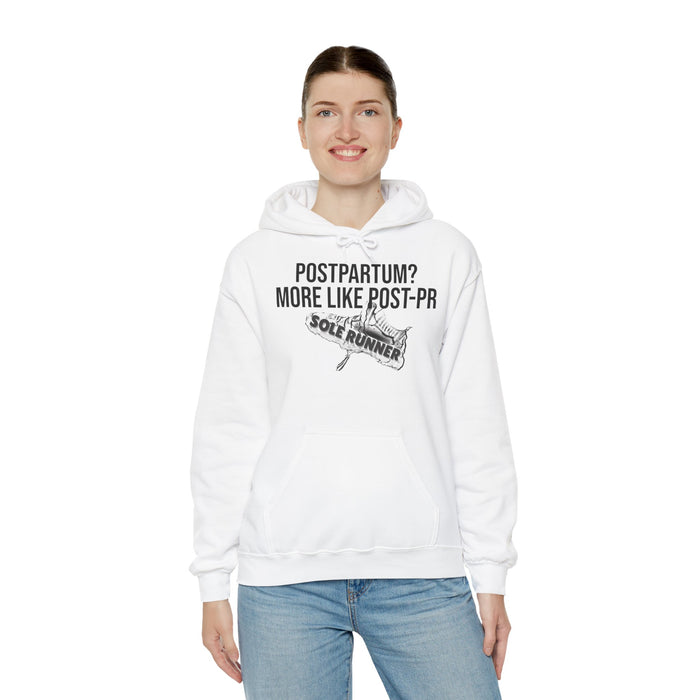 Postpartum? More Like Post-PR: Unisex Heavy Blend™ Hooded Sweatshirt