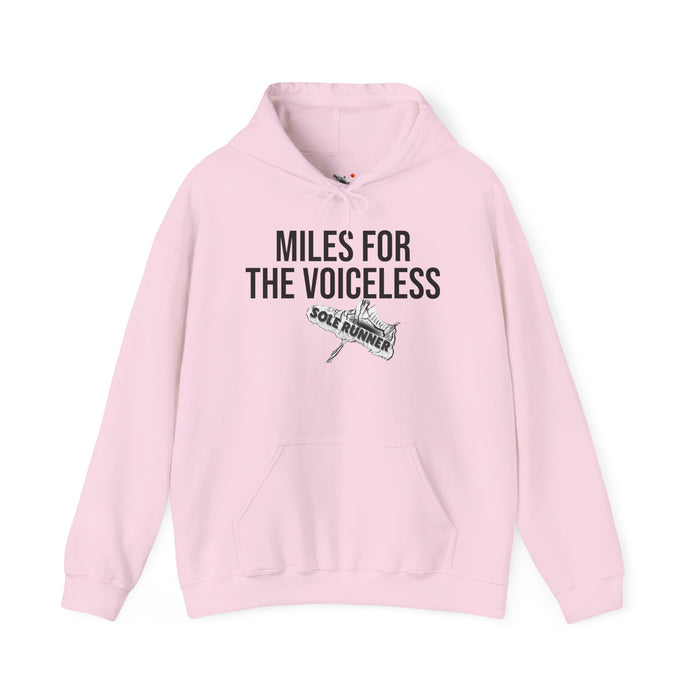 Miles For The Voiceless: Unisex Heavy Blend™ Hooded Sweatshirt