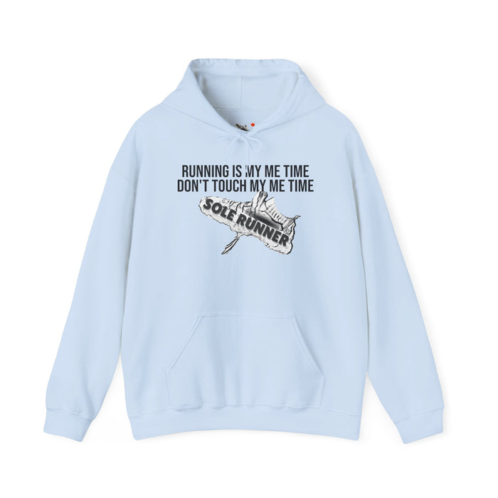 Running Is My Me Time. Don't Touch My Me Time: Unisex Heavy Blend™ Hooded Sweatshirt