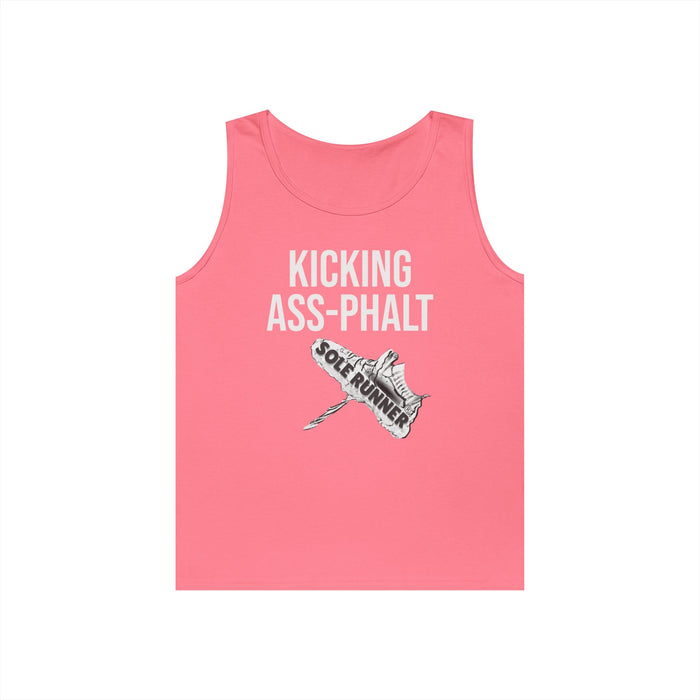 Kicking Ass-Phalt: Unisex Heavy Cotton Tank Top