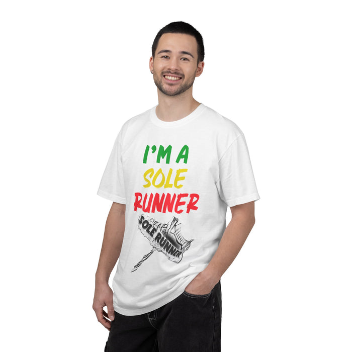 I'm A Sole Runner®-Rasta Colors: Unisex Garment-Dyed T-shirt