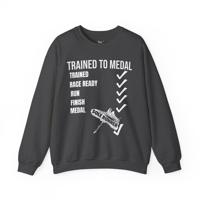 Trained To Medal: Unisex Heavy Blend™ Crewneck Sweatshirt