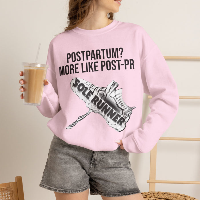 Postpartum? More Like Post-PR: Unisex Heavy Blend™ Crewneck Sweatshirt