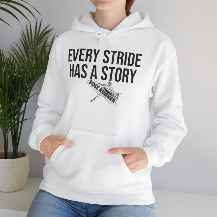 Every Stride Has A Story: Unisex Heavy Blend™ Hooded Sweatshirt