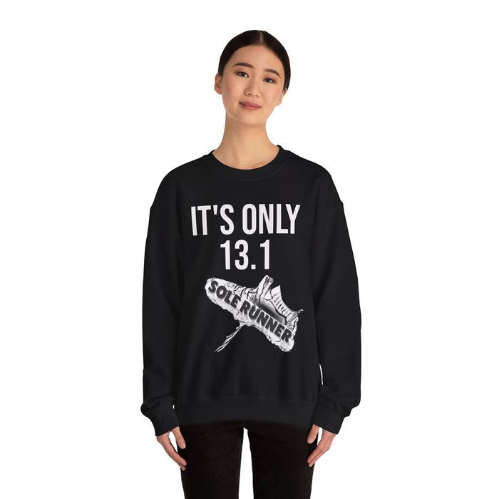 It's Only 13.1: Unisex Heavy Blend™ Crewneck Sweatshirt