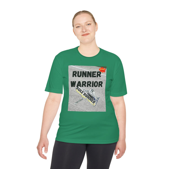 Runner Warrior-Whimsical Moisture Wicking Unisex T-Shirt For Runners