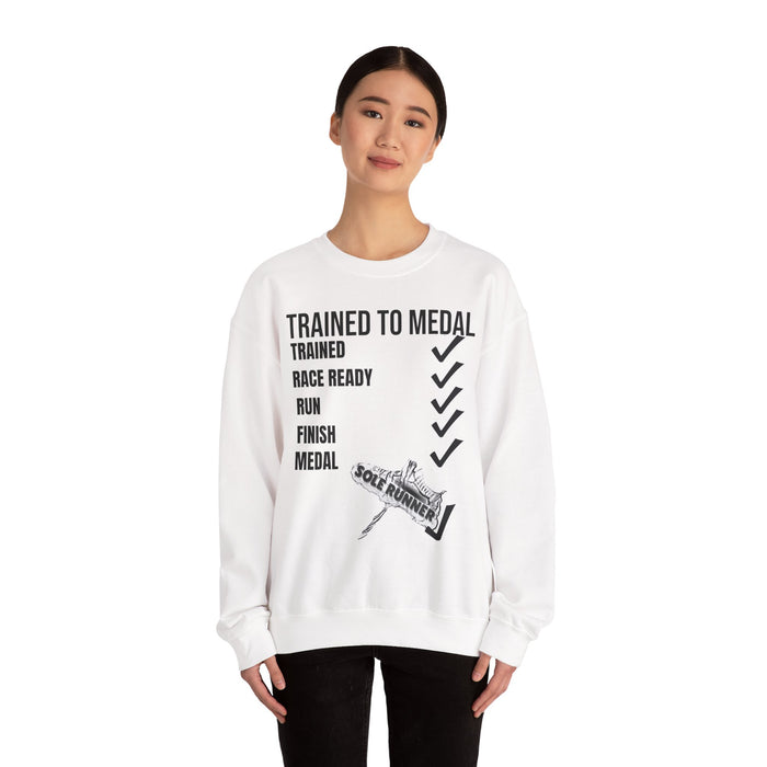 Trained To Medal: Unisex Heavy Blend™ Crewneck Sweatshirt