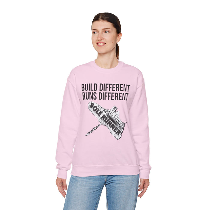 Built Different. Runs Different: Unisex Heavy Blend™ Crewneck Sweatshirt
