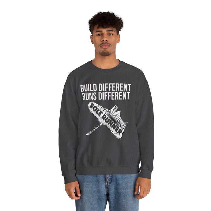 Built Different. Runs Different: Unisex Heavy Blend™ Crewneck Sweatshirt