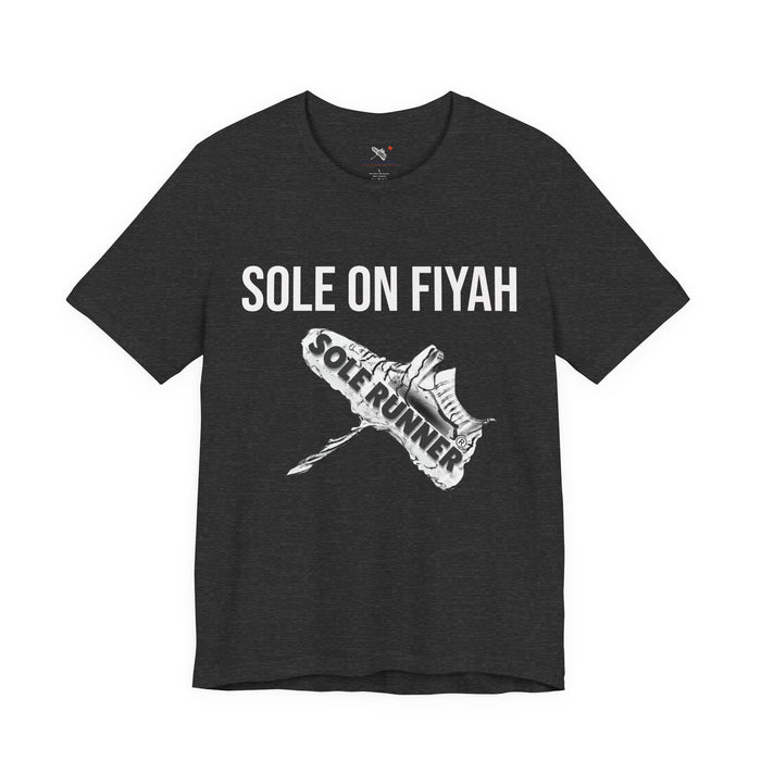 Sole On Fiyah: Unisex Jersey Short Sleeve Tee