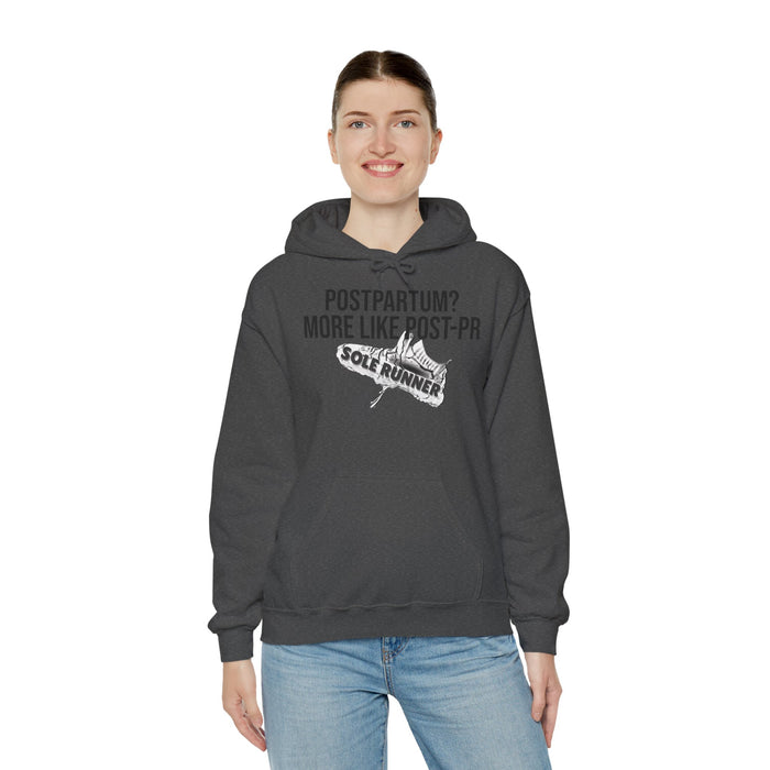 Postpartum? More Like Post-PR: Unisex Heavy Blend™ Hooded Sweatshirt