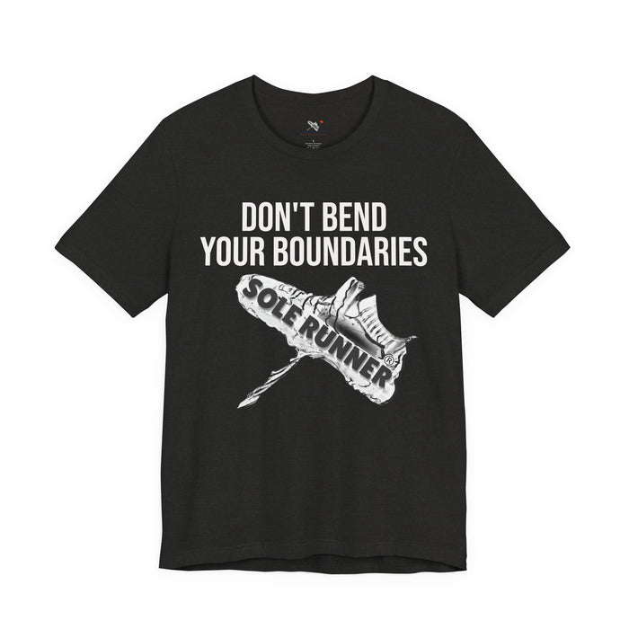 Don't Bend Your Boundaries: Unisex Jersey Short Sleeve Tee