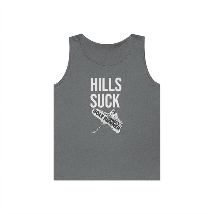 Hills Suck: Unisex Heavy Cotton Tank Top