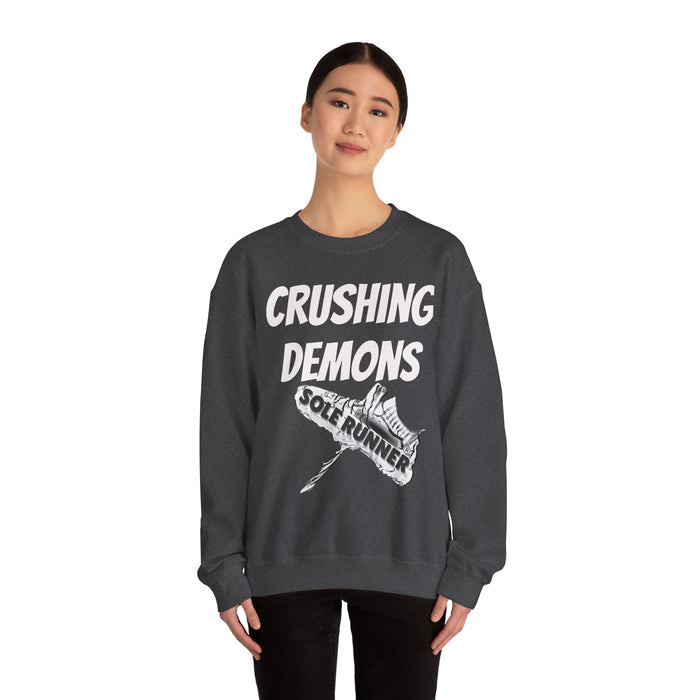 Crushing Demons: Unisex Heavy Blend™ Crewneck Sweatshirt