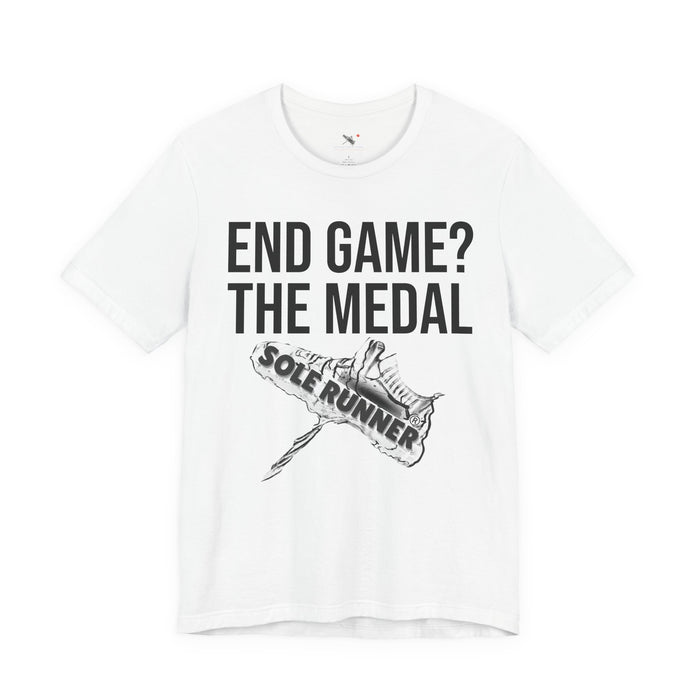 End Game? The Medal: Unisex Jersey Short Sleeve Tee