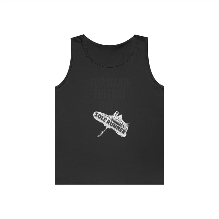 Forward Motion Only: Unisex Heavy Cotton Tank Top